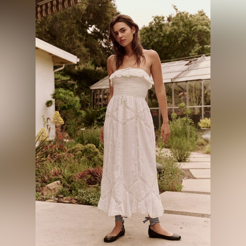 80. NWT Free People Hi Hello Midi Dress
